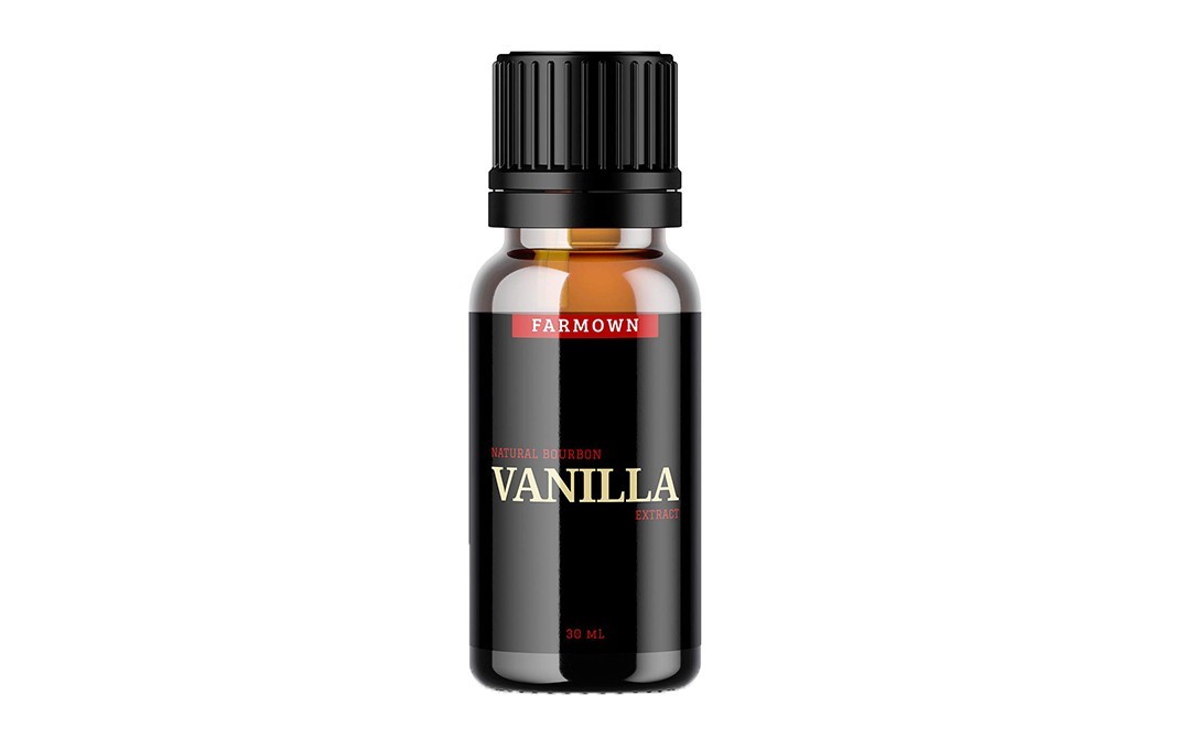 Farmown Natural Bourbon Vaniila Extract    Plastic Bottle  30 millilitre